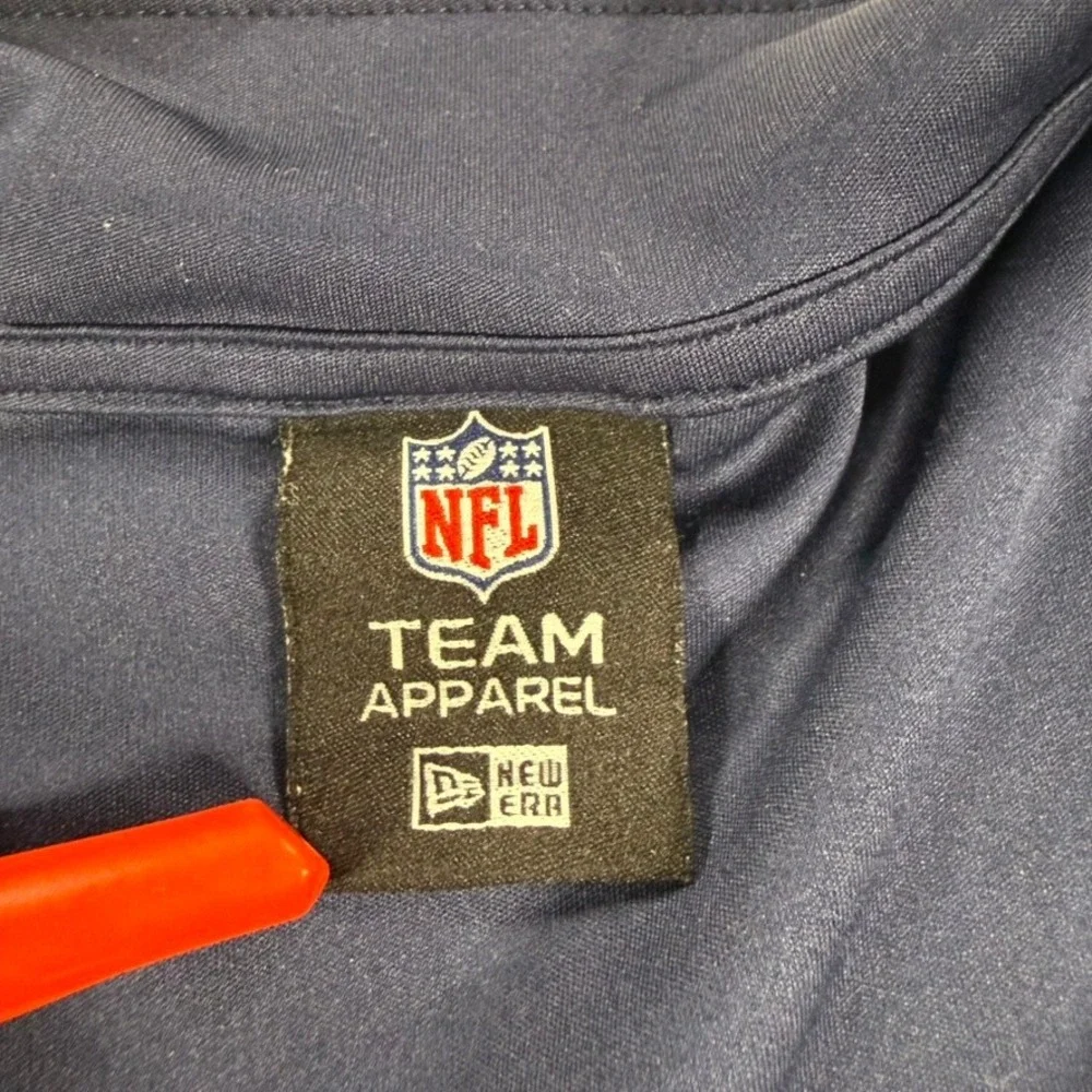 NFL Dallas Cowboys Pullover Mens Large Navy Blue 1/4 Zip New Era Fan Gear